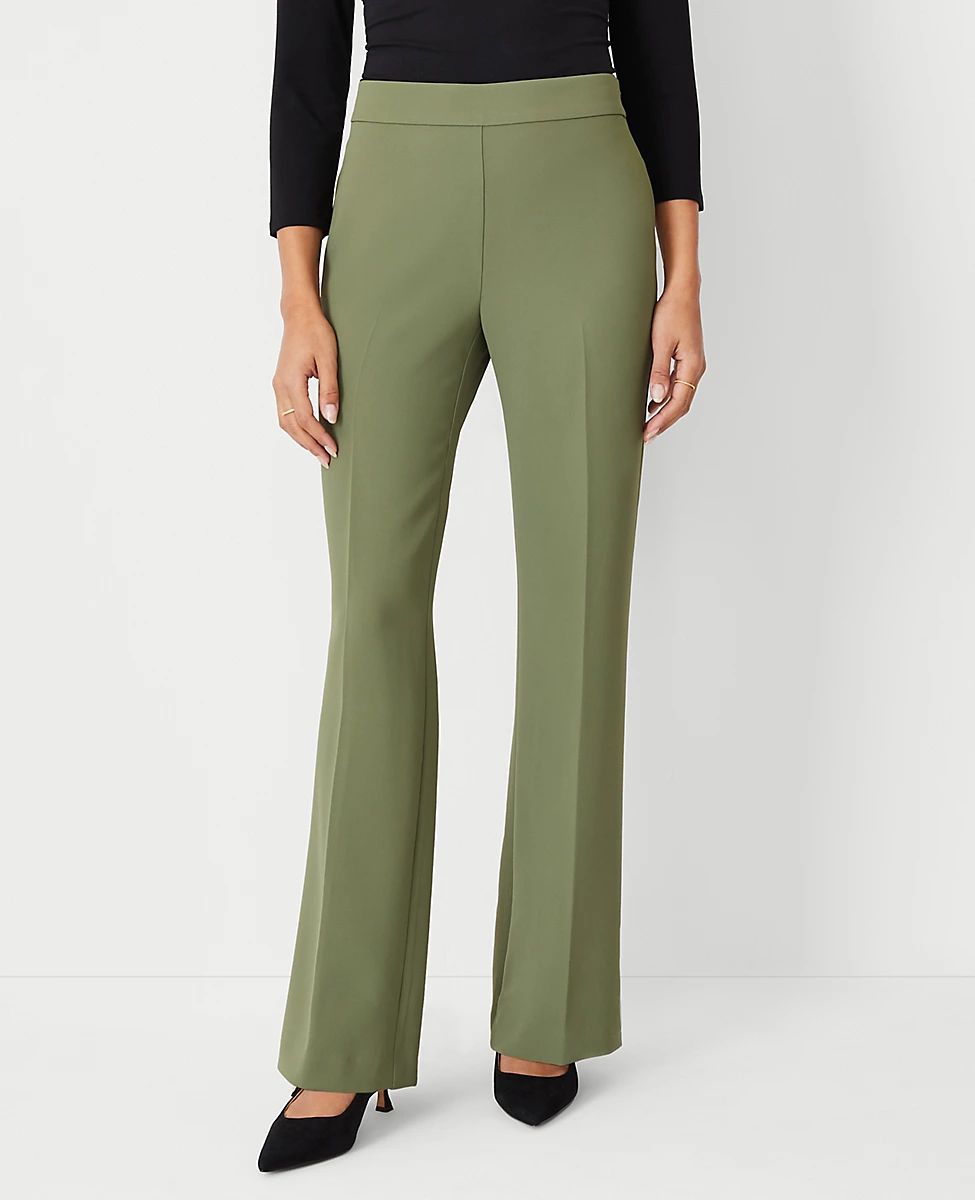 The Side Zip Trouser Pant in Crepe | Ann Taylor (US)