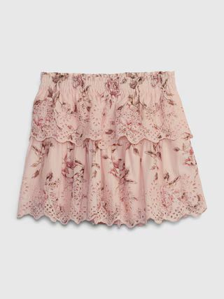 Gap × LoveShackFancy Kids Floral Flippy Skirt | Gap (US)