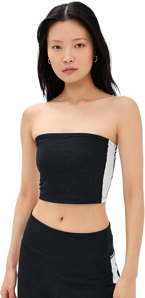 Beyond Yoga Women's Spacedye Line Up Strapless Cropped Top | Amazon (US)