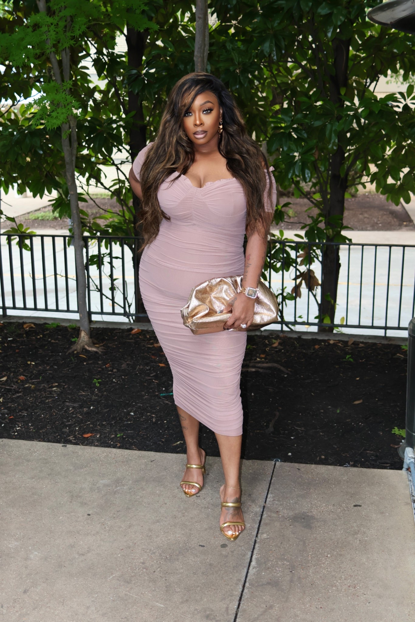 Nude Ruch dress 

#LTKSummerEdit #LTKPlusSize #LTKFindsUnder50