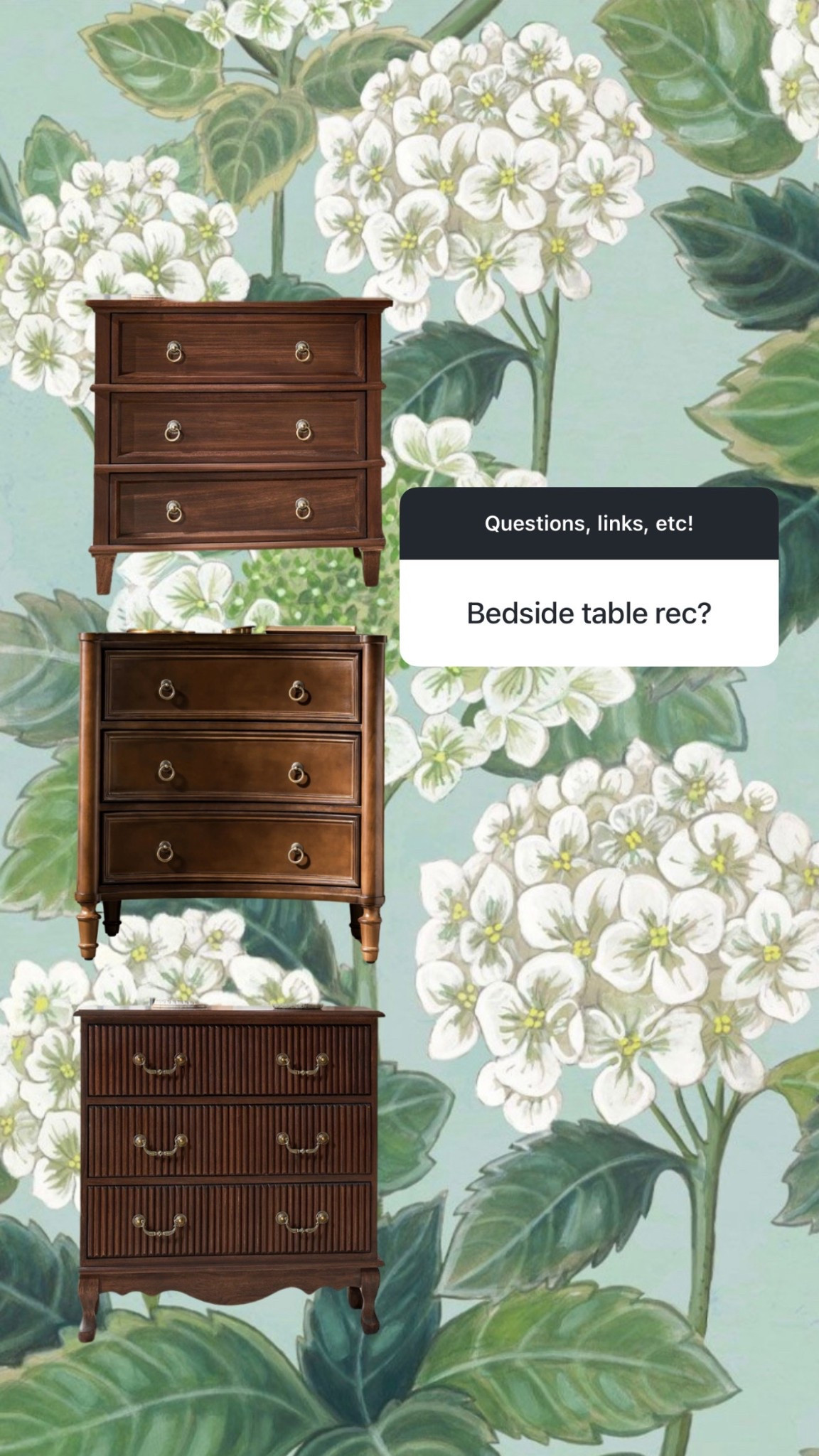 Bedside tables I’m loving!