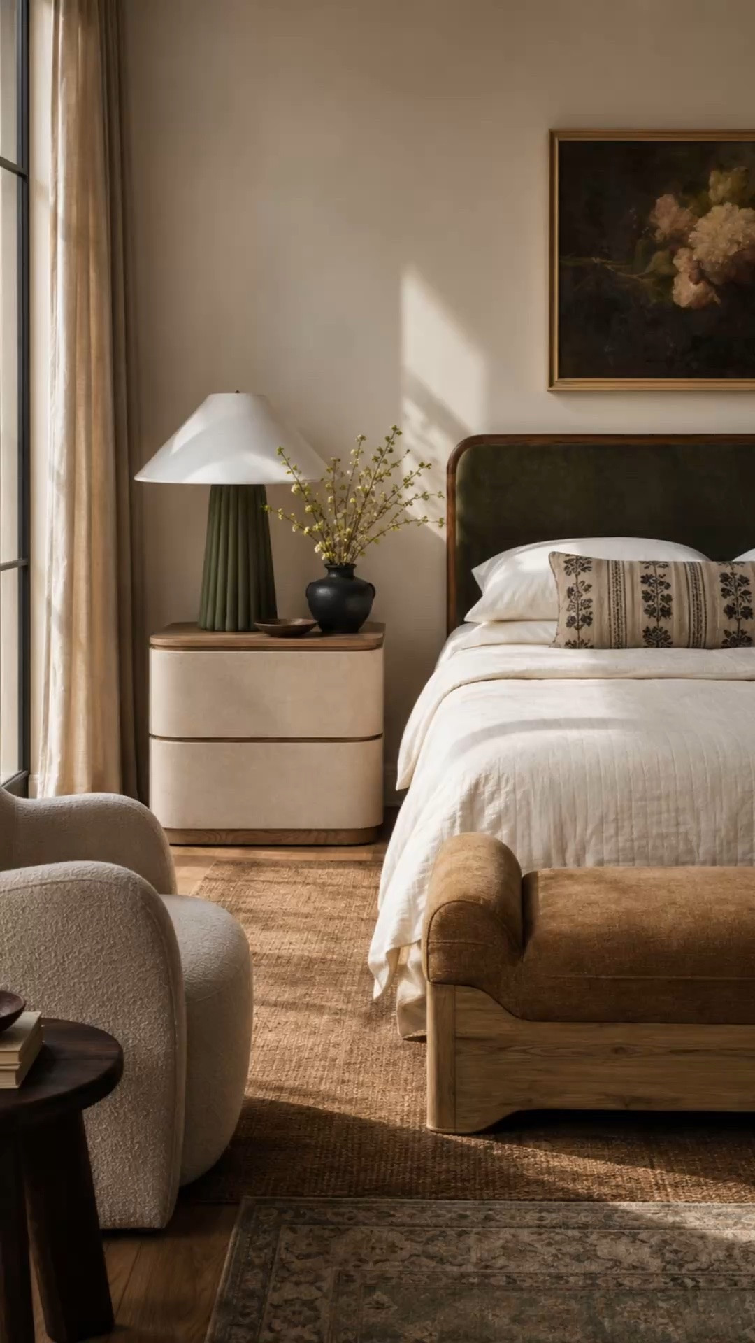The moodiest bedroom details are always the ones that make the space feel layered, warm, and lived in 🤎

#LTKSeasonal #LTKHome #LTKSaleAlert