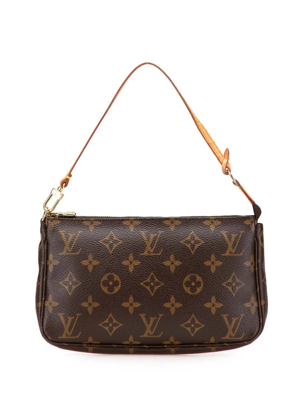 Louis Vuitton Pre-Owned 1998 Monogram Pochette Accessoires Shoulder Bag | Brown | FARFETCH | Farfetch Global