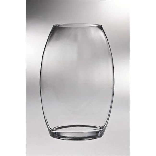 Majestic Gifts T-790-8 Classic clear 8.5 in. High Quality Glass Thick Oval Vase - Walmart.com | Walmart (US)