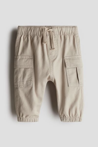 Cotton Twill Joggers | H&M (US + CA)