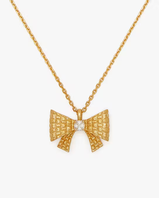 Wrapped In A Bow Mini Pendant | Kate Spade (US)