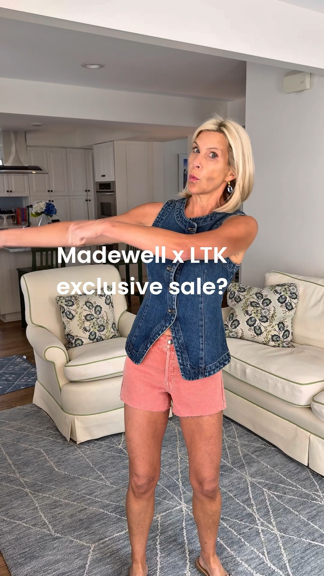 Madewell x LTK is happening!  Showing my fav shorts with a denim vest. All at madeeell and on sale using these LTK links :)

#LTKFindsUnder50 #LTKOver40 #LTKxMadewell