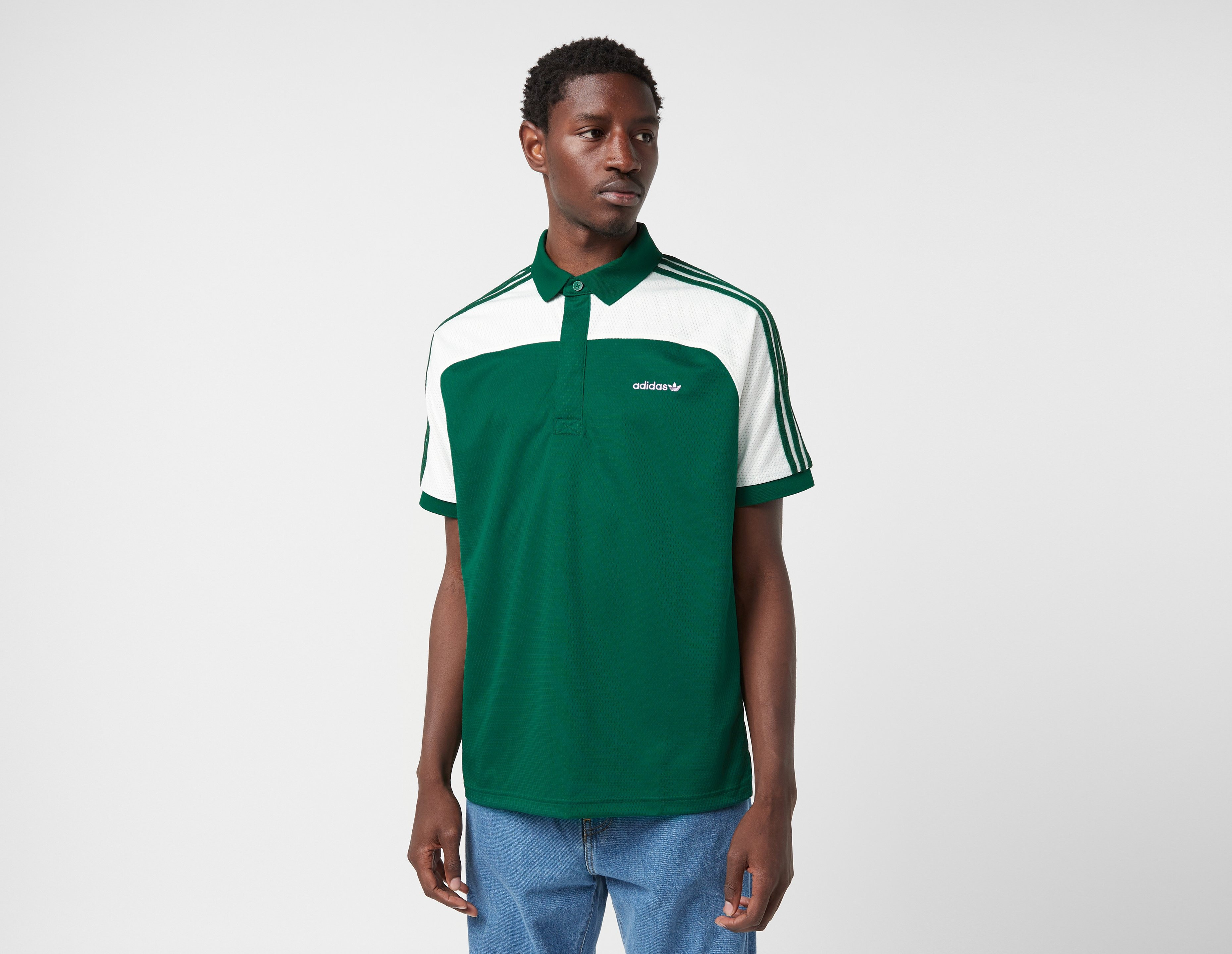 Green adidas Originals 80's Premium Polo | size? | size? (UK)