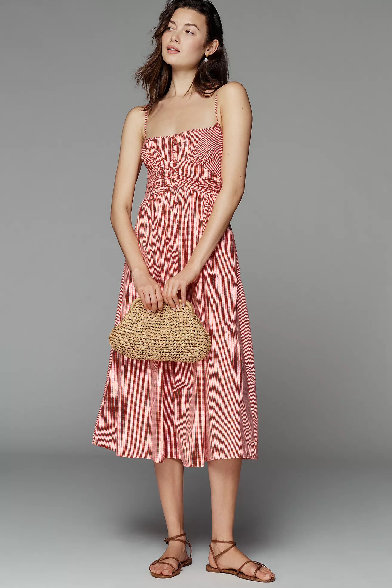 The Katerina Button-Front Dress | Anthropologie (US)