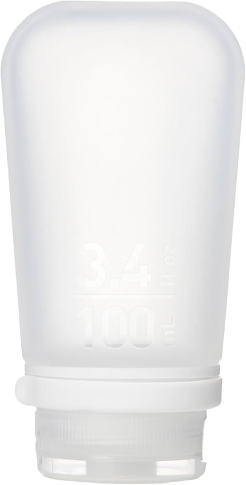 humangear GoToob+ (Large) | Refillable Silicone Travel Bottle | Locking Lid | Food-Safe Material ... | Amazon (US)