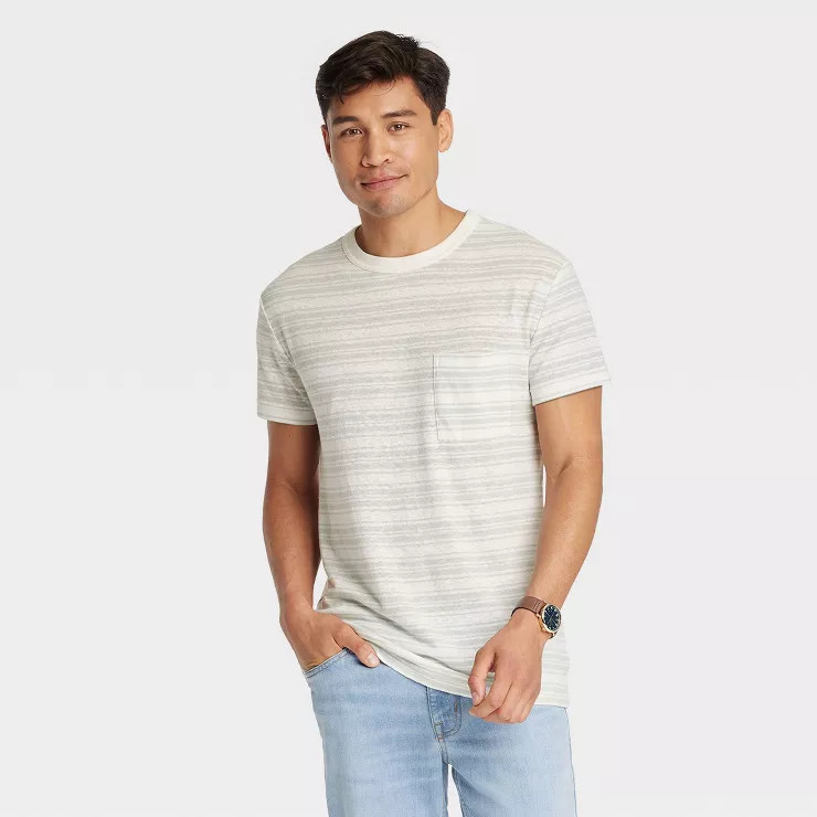 Men's Short Sleeve Hemp Cotton T-Shirt - Goodfellow & Co™ | Target