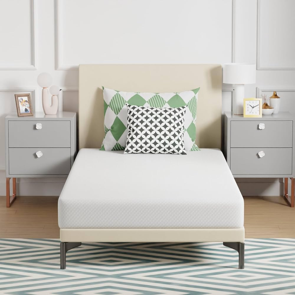 Twin Mattress 6 inch Gel Memory Foam Mattress Queen Mattresses Medium Firm Mattresses for Cool Sl... | Amazon (US)