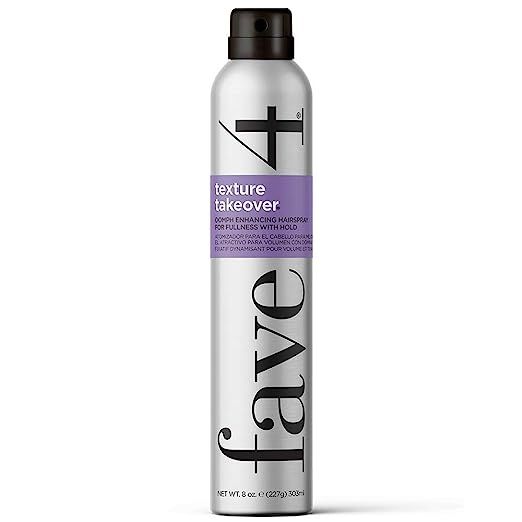 fave4 hair Texture Takeover Hairspray, Oomph Enhancing Texturizing Spray for Volume | Amazon (US)