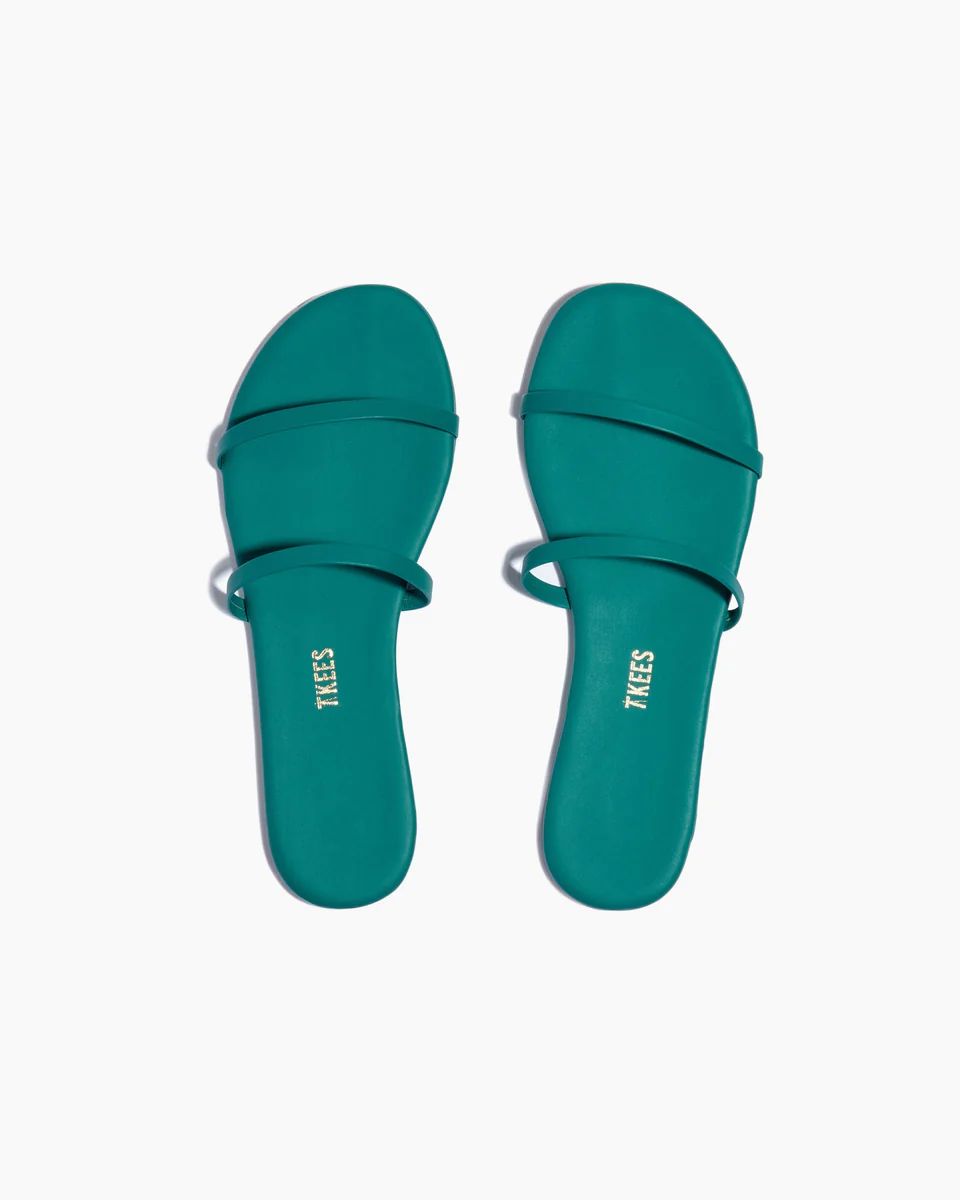 Gemma Pigments in Emerald | Sandals | Women's Footwear | TKEES