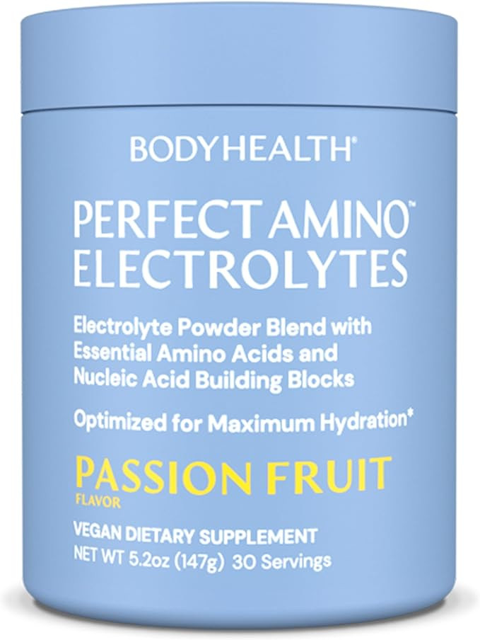 BodyHealth PerfectAmino Electrolytes Powder No Sugar, Hydration Fasting Keto Zero Sugar Electroly... | Amazon (US)