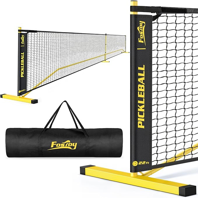Pickleball Net, 22FT Regulation Size Portable Pickleball Net,18-Ply PE Nets Weather Resistant Ste... | Amazon (CA)