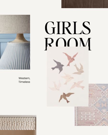 Mood Board for a Girl’s Bedroom with Feminine Western Boho Vibes inspired by this Gathre Wings print (since discontinued) + walls in Benjamin Moore Bride to Be!

#LTKfamily #LTKhome #LTKkids