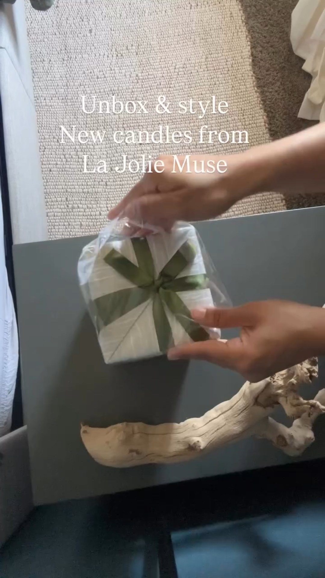 Details, I love madly in details - Butterflies Rising 
When it comes to these candles from @lajoliemuse I truly believe it’s about the details from the intricate design of the candle to the way they packaged them ready to be gifted. The scent Santorini Salt air with a hint of mandarin , bergamot and warm woody note of cedar wood. The Maelyn 19oz Citrus Mint offers a scent of Eucalyptus , bergamot and ofcourse mint with a soft warm cedar wood. 

Il have them linked for you guys! 

Follow for more home content @casarustica29 

#home #neutrals #ａｅｓｔｈｅｔｉｃ #candles #lajoliemuse #lajoliemusecandle #homeinspo #scents #candles #details #livingroom