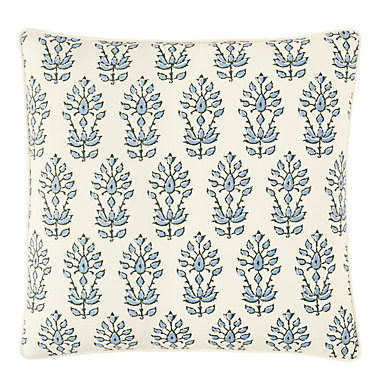 Annie Block Print Pillow with Feather Down Insert & Piped Edge | Ballard Designs, Inc.