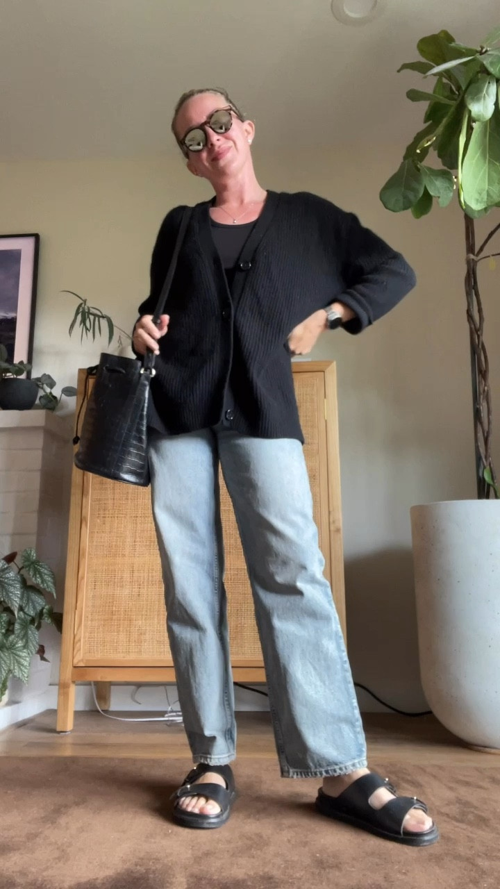 Spring-enough for sandals and a sweater. 🖤

#LTKshoecrush #LTKstyletip #LTKSeasonal