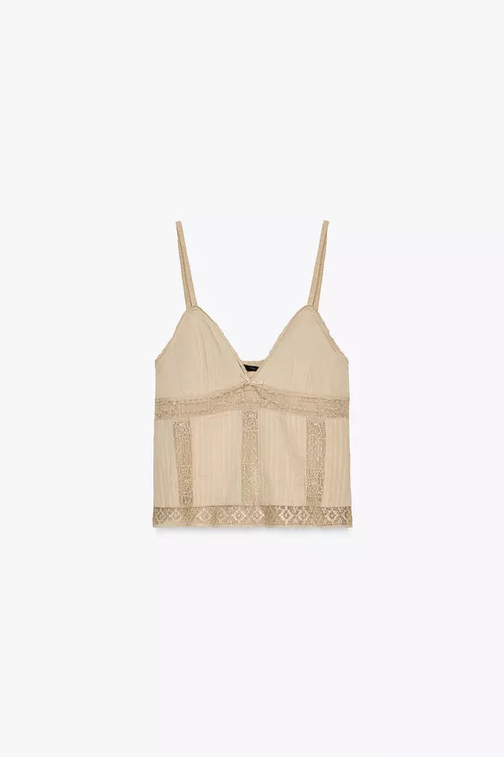 EMBROIDERED TOP | Zara US