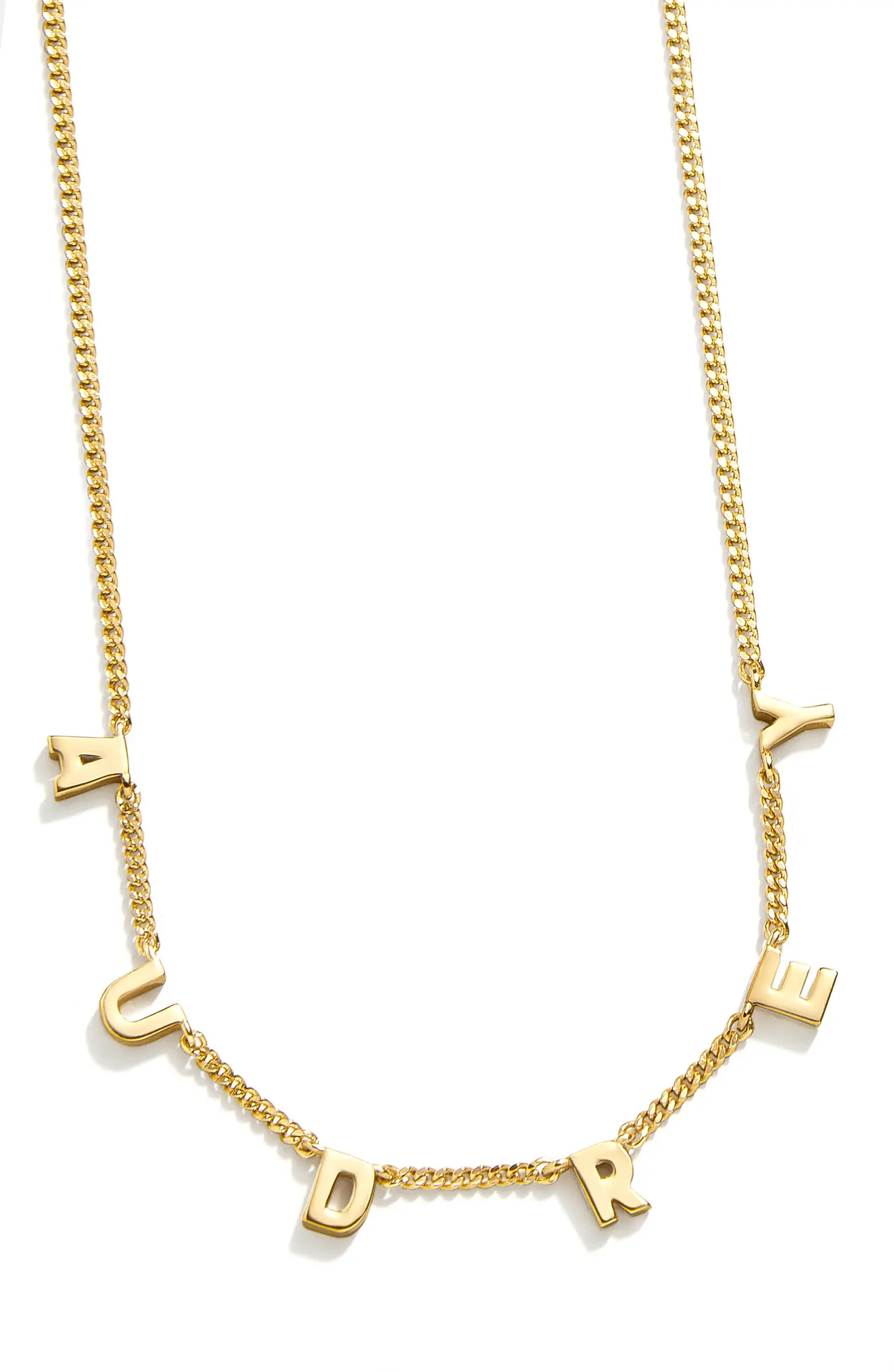 Custom Letter Charm Necklace | Nordstrom