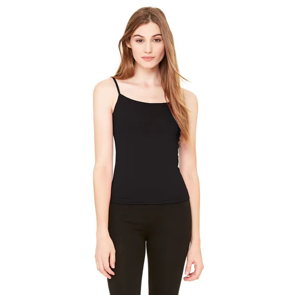 Cotton/Spandex Women's Black Camisole | Bed Bath & Beyond