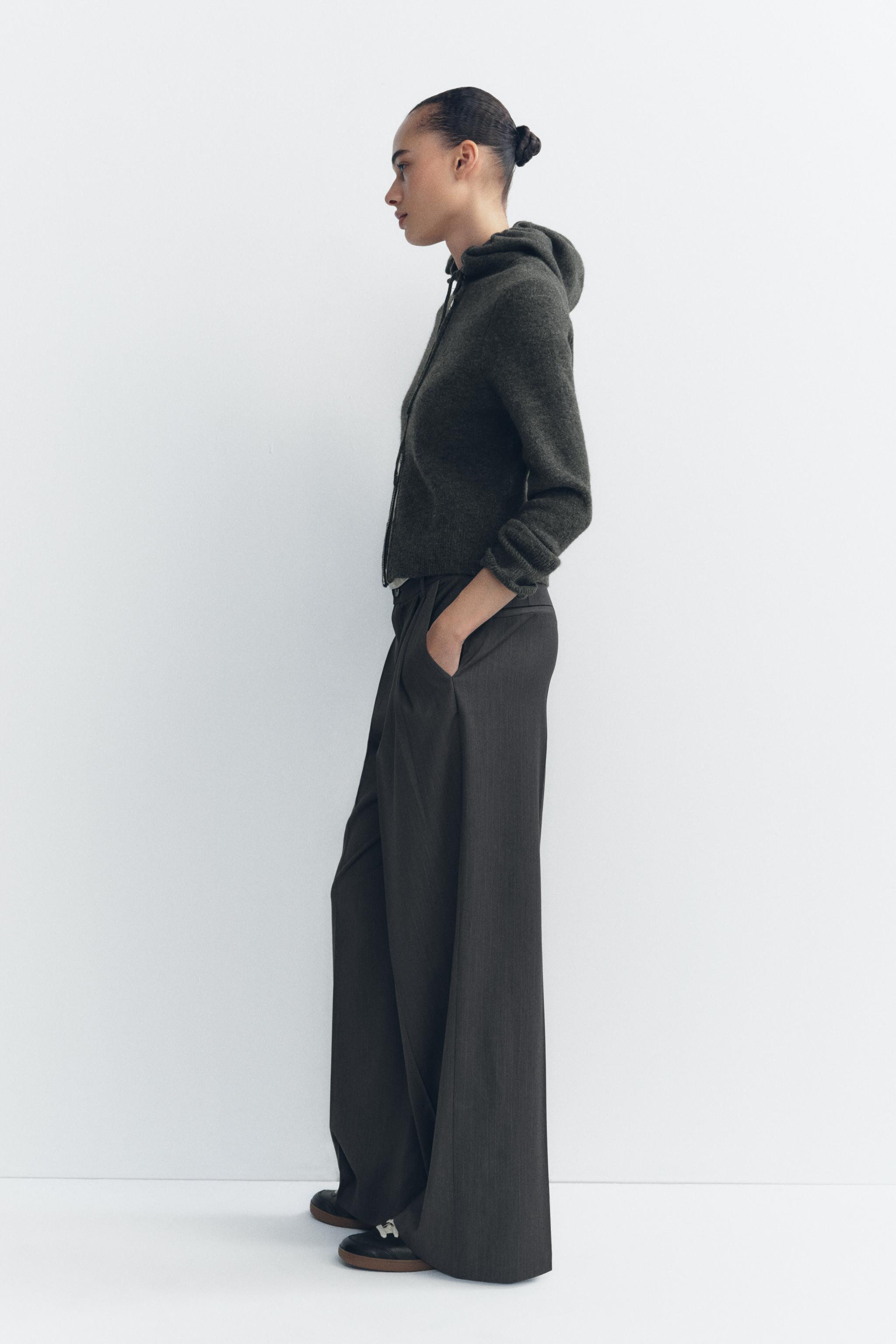 DOUBLE PLEAT PANTS | Zara US