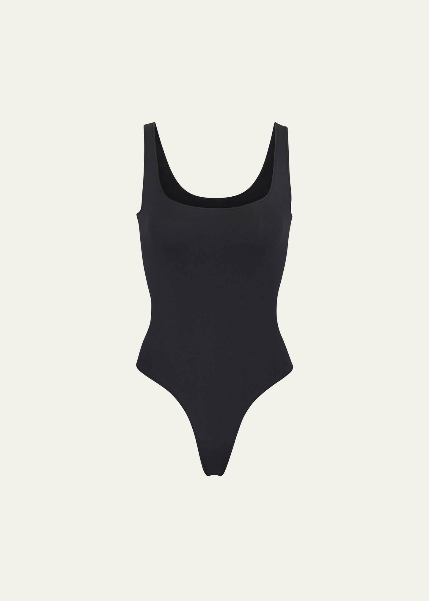 SKIMS Essential Smoothing Scoop-Neck Bodysuit | Bergdorf Goodman