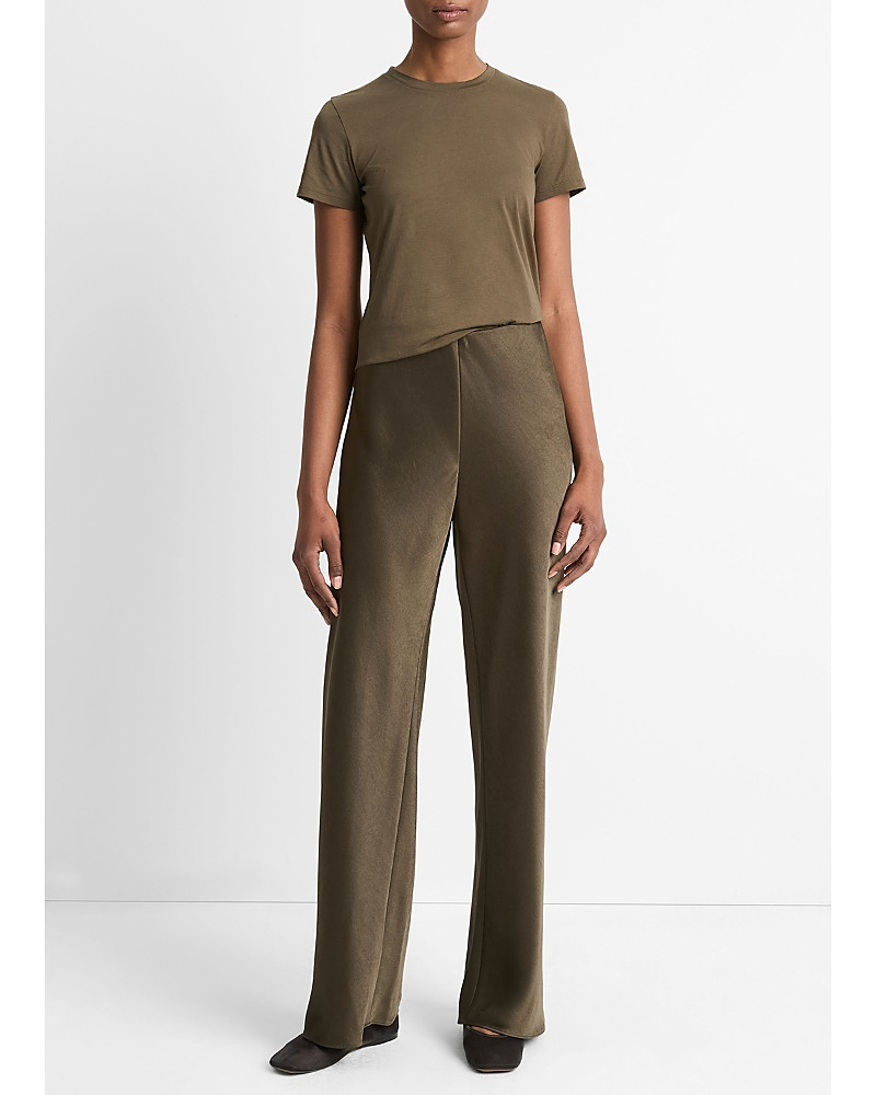 Vince High Waist Fluid Bias Pants | Bloomingdale's (US)