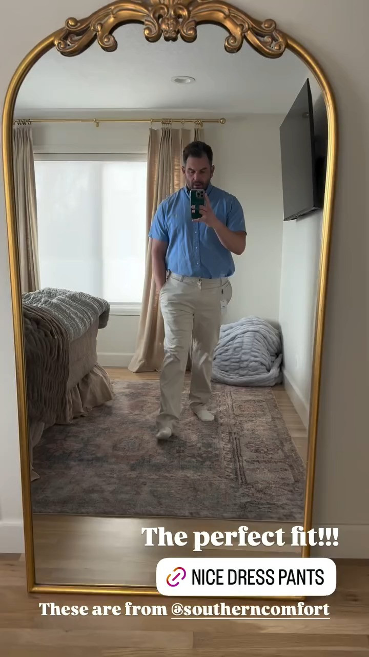 Trying on some new dress pants from Southern Tide. Love how they fit - perfect for church.  

 #LTKootd #LTKWorkwear #LTKMens