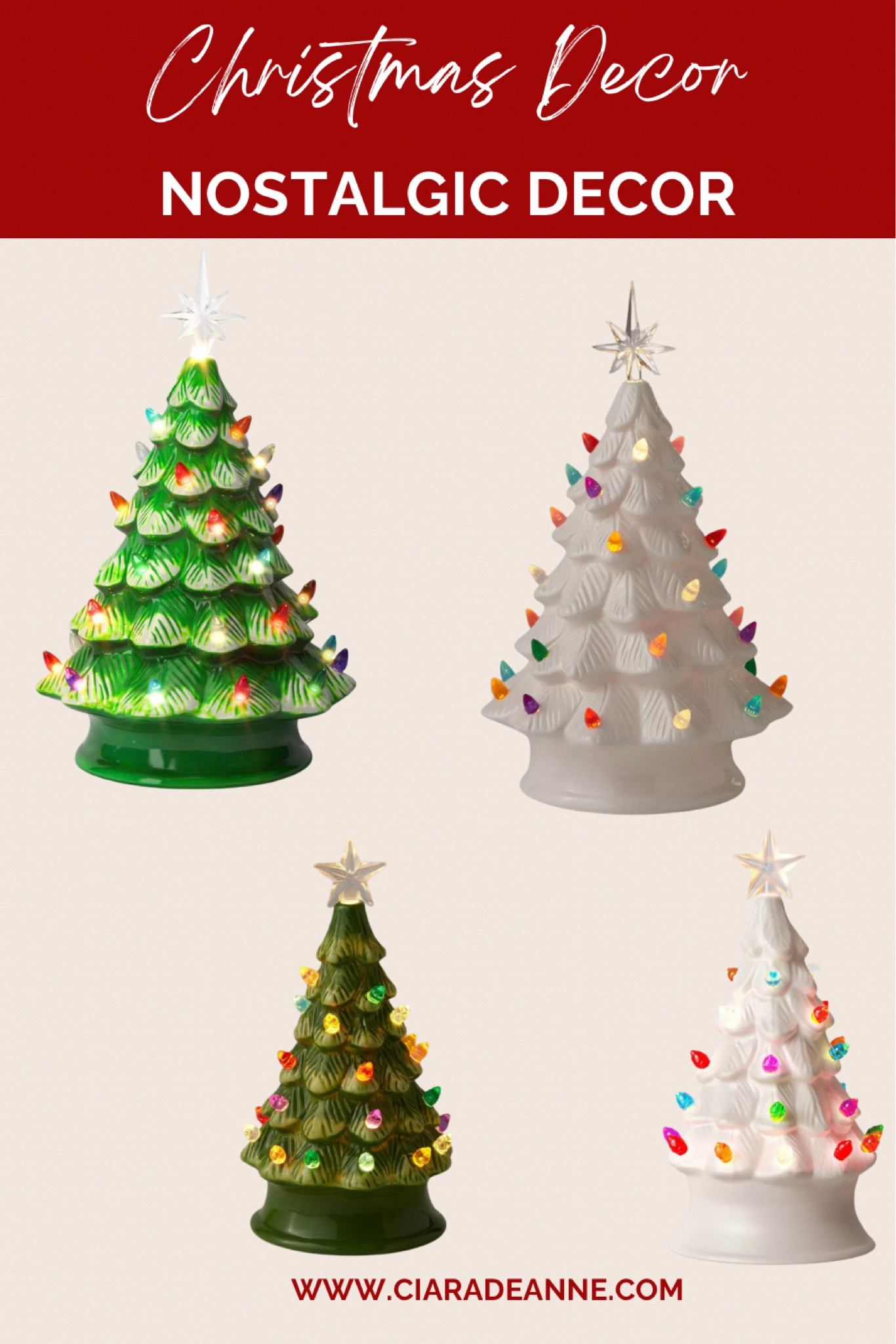 These always remind me of my mom, they’re so nostalgic. I love the white. 

Indoor Christmas decoration perfect for your village! 

#LTKSeasonal #LTKHoliday #LTKHome