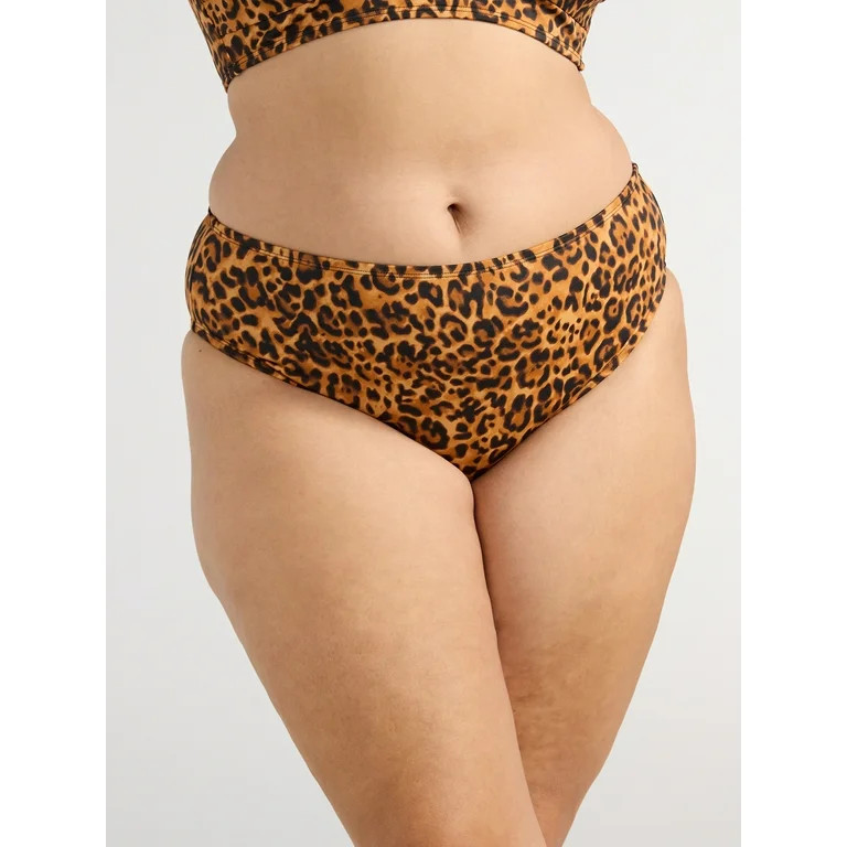 Sofia by Sofia Vergara Women's Printed Hipster Bikini Bottoms, Sizes XS-XL | Walmart (US)