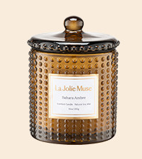 LA JOLIE MUSE Sahara Amber Scented Candle | Bergamot, Clove & Amber | 10 oz Soy Candle | Natural ... | Amazon (US)