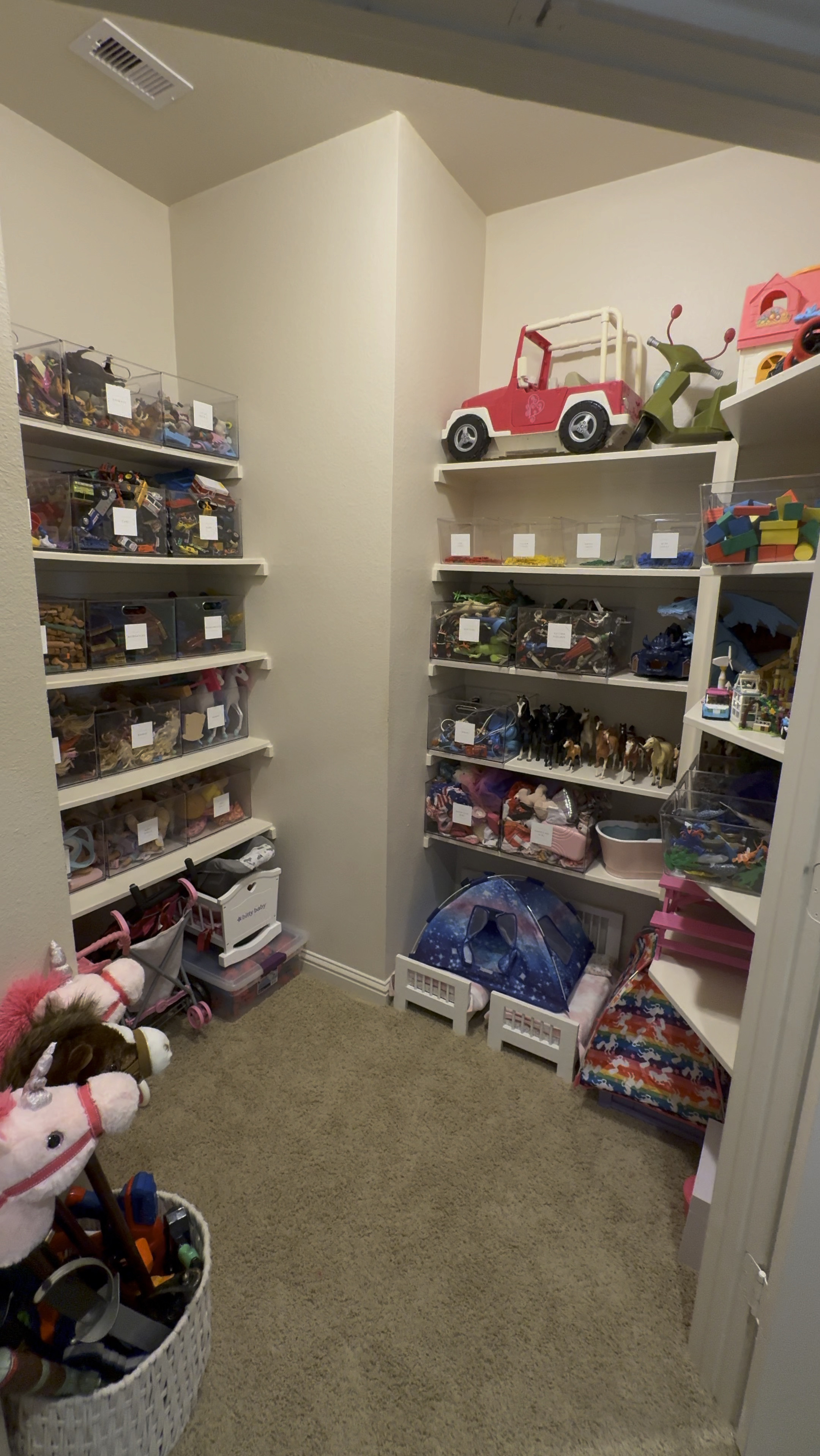 Kids playroom closet toy organizationn

#LTKVideo #LTKhome #LTKkids