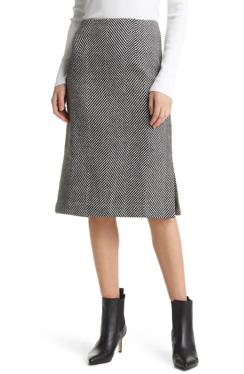 Herringbone High Waist Pencil Skirt | Nordstrom