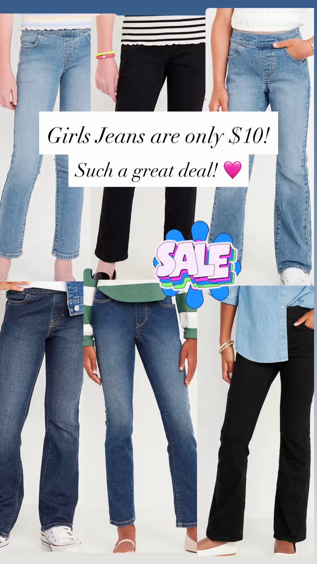 Girls jeans are only $10 right now!!!! 

#LTKKids #LTKSaleAlert