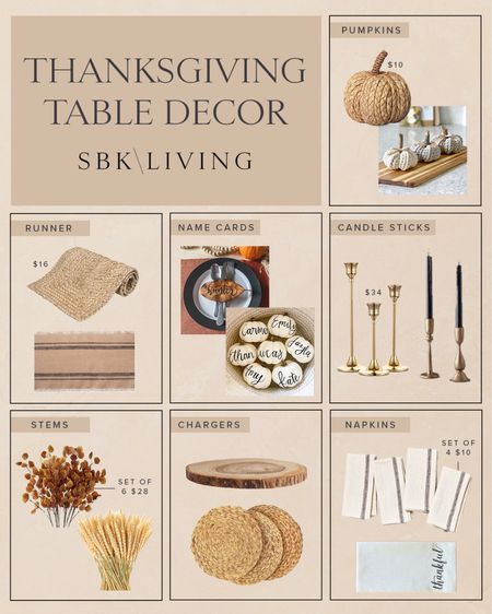 H O L I D A Y \ Thanksgiving table decor!

Home 
Dining table 
Amazon 

#LTKhome #LTKSeasonal