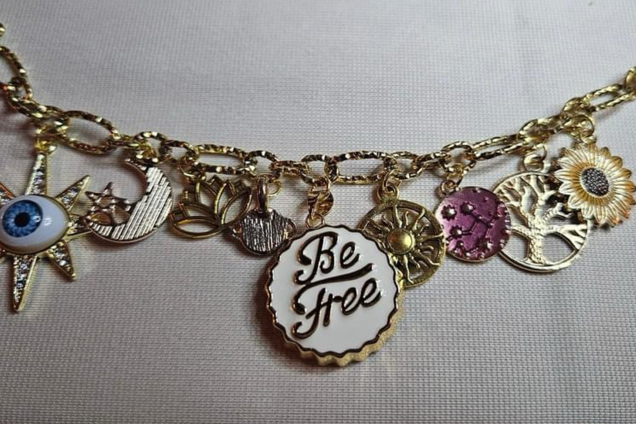Charm Bar Inspo - I saw this and knew I needed to hunt down this “be free” charm. 😍😍😍

**not my image. only used for Inspo and sourcing**

#LTKfindsunder50 #LTKGiftGuide #LTKFestival