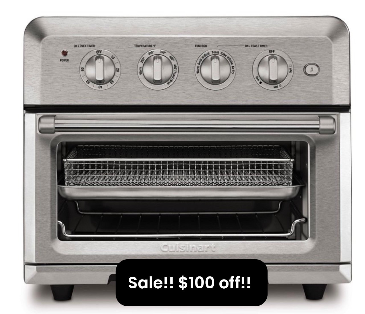 My air fryer and toaster oven combo is on sale! I use this daily :) 