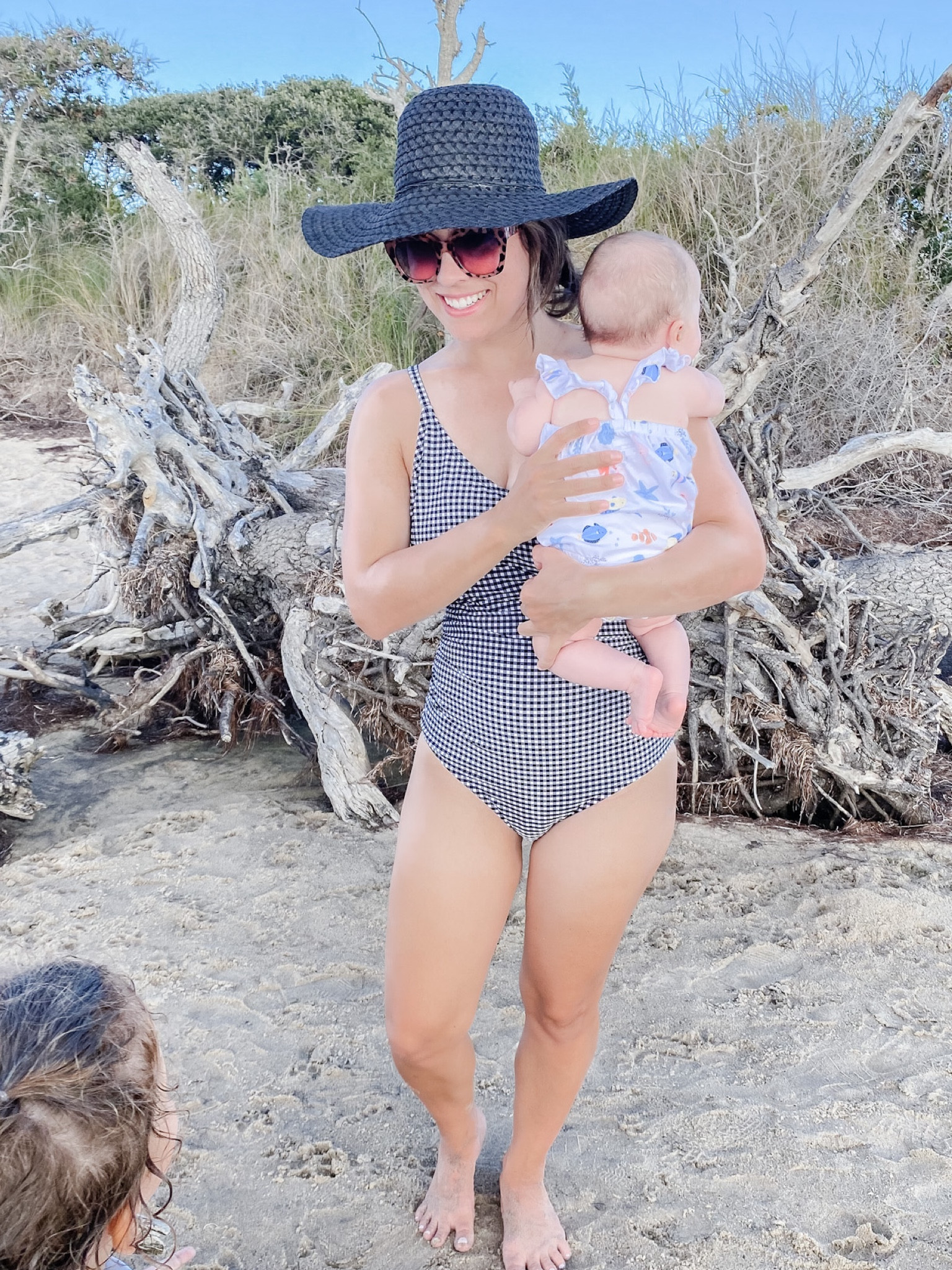Mom bathing suit that makes me feel cute all while keeping me all together. It actually is tight around the booty and keeps ya covered. 👏🏼🙌🏼 

Plus, my favorite sunnies that have gotten me through this summer! 🕶️

On sale at Target! 🎯 

#LTKFind #LTKbeauty #LTKSeasonal