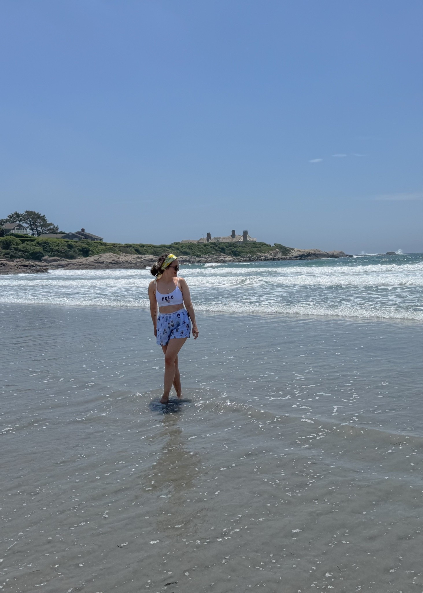 What I wore on the Cliff Walk in Newport RI. Ended on the beach and had on my Polo Ralph Lauren swim top and boxer shorts. Hiked in my Tevas and they were perfect to go from walk to beach.

#LTKdayinmylife #LTKOver40 #LTKSwim
