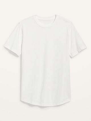 Soft-Washed Curved-Hem T-Shirt for Men | Old Navy (US)