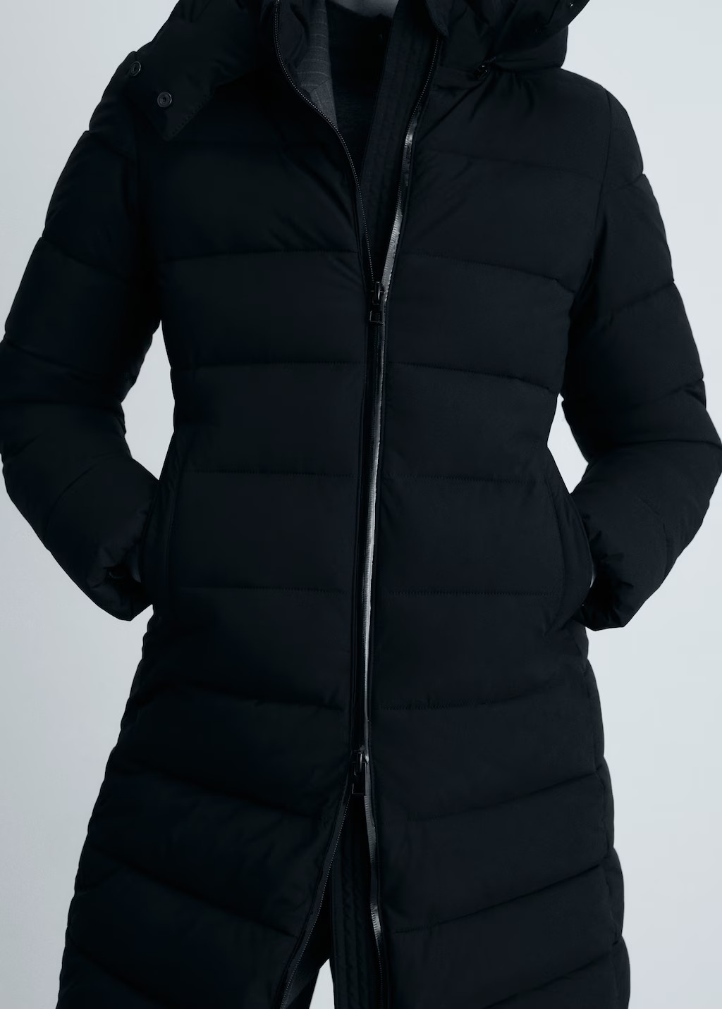 Waterproof padded midi anorak - Women | MANGO Canada | Mango Canada