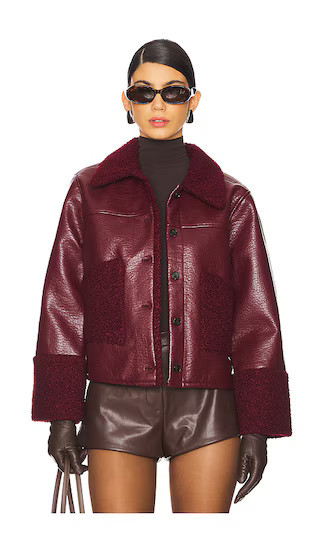 Rails Dria Jacket in Wine. - size XL | Revolve Clothing (Global)