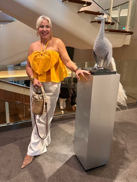 Dinner on our cruise outfit! Perfect for vacation! And my top is on sale! I linked the girls dresses too! 

Almost 50, vacation style, over 40 style, midlife fashionn

#LTKOver40 #LTKMidsize #LTKTravel