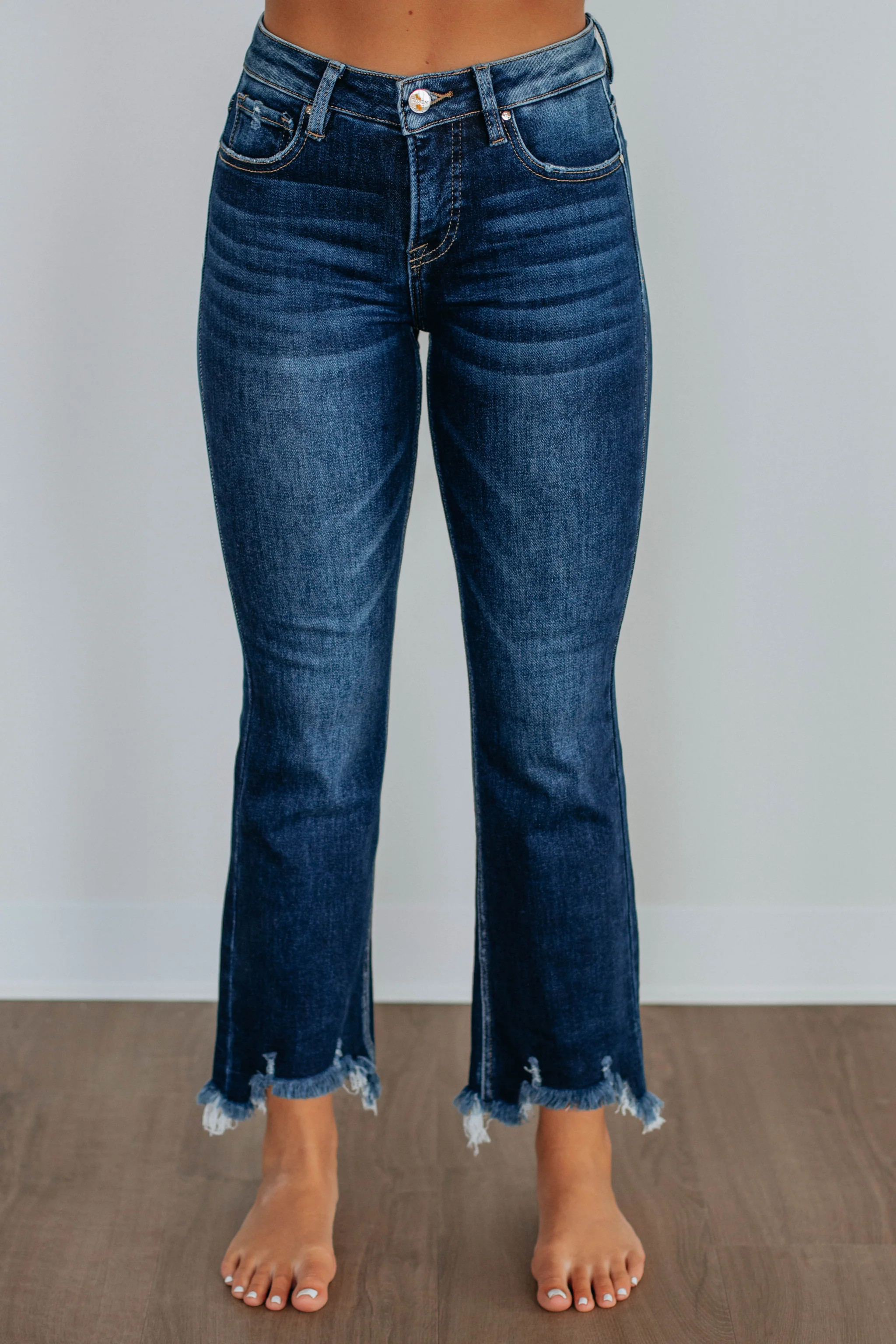 Neona Risen Jeans - Deep Blue | Wild Oak Boutique