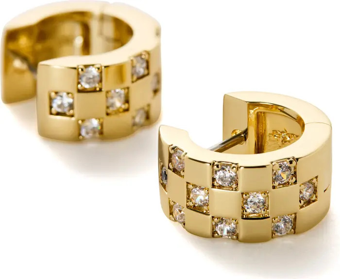 Eden Cubic Zirconia Huggie Hoop Earrings | Nordstrom