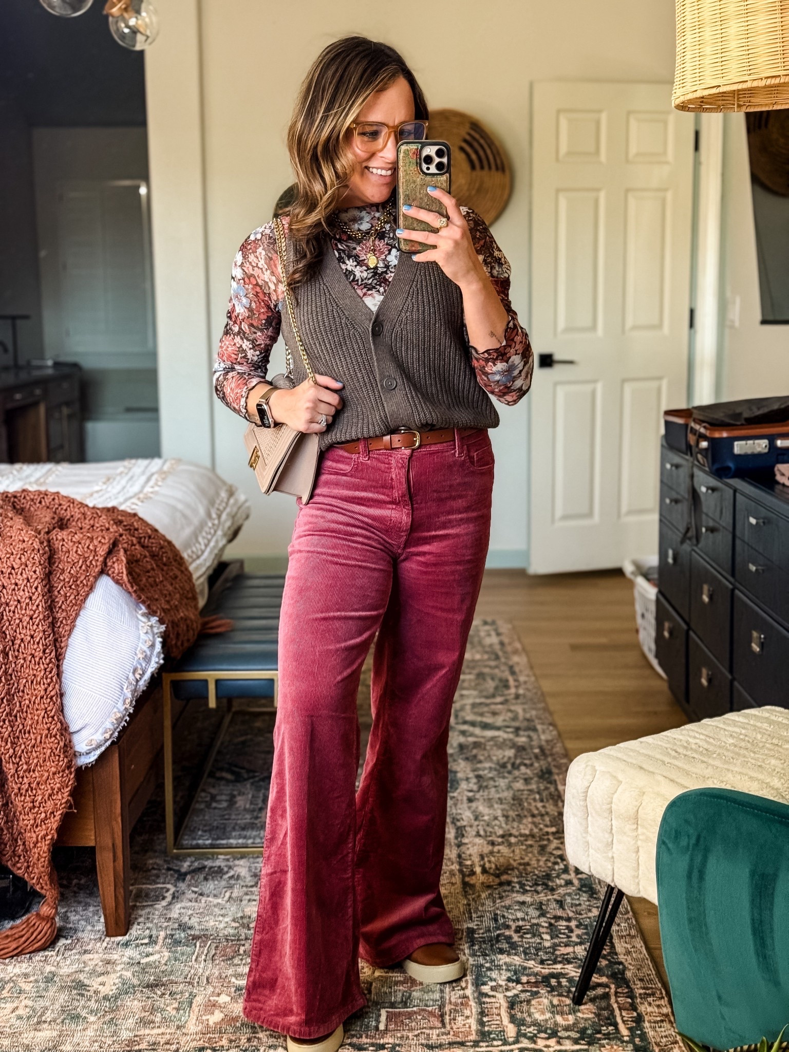 Elevated casual, but make it office-ready!
I’m leaning into texture, color, and layers that feel like me — without sacrificing comfort. 

Office wear | Work Outfit | Business Casual | Corduroy Pants | Anthropologie Vibes | Winter Capsule Wardrobe