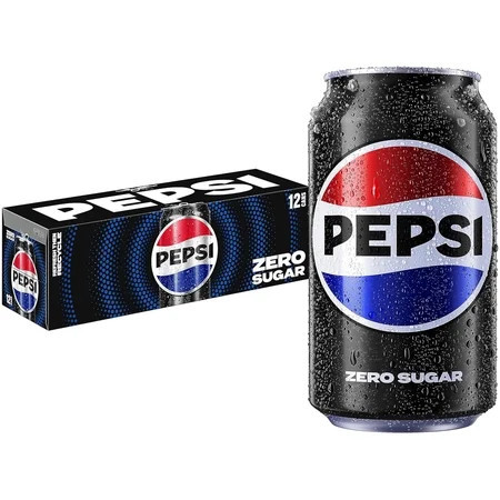 Pepsi Cola Zero Sugar Soda Pop, 12 fl oz, 12 Pack Cans | Walmart (US)
